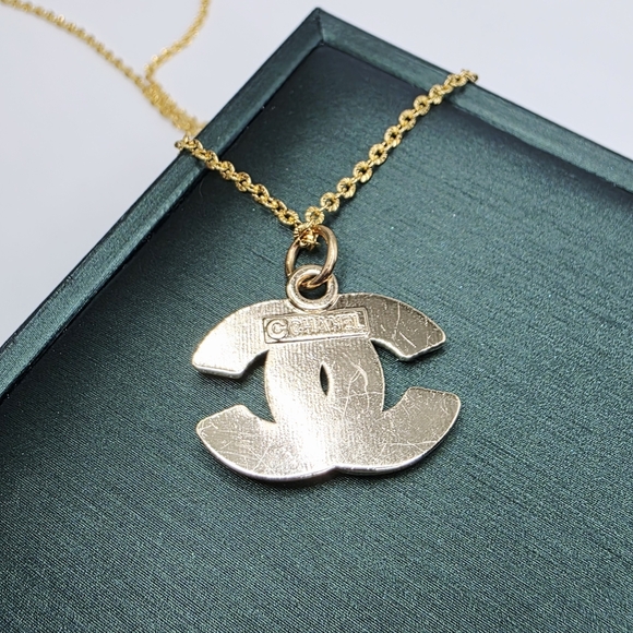 ChANEL Gold Double C Pendant Necklace – S925 Gold Over Sterling Silver - Picture 3 of 4